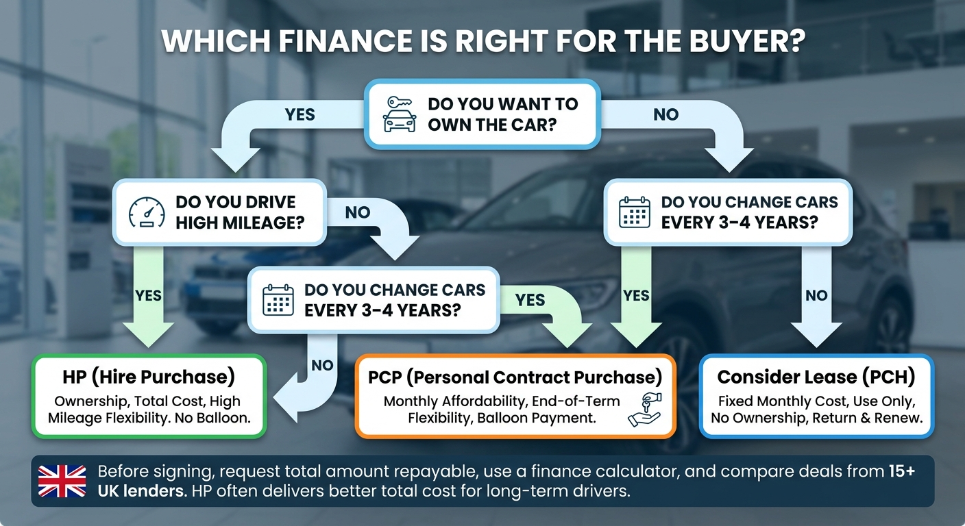 Which finance is right for the buyer?